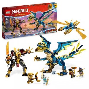 LEGO NINJAGO 71796 SMOK ŻYWIOŁU KONTRA MECH CESARZOWEJ