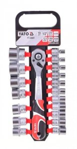 Yato YT-38681 Zestaw kluczy nasadowych 19 szt.
