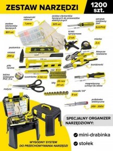 ZESTAW UNIWERSALNY 1200el. 1/4 6-KĄT....  /WMC