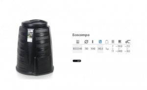 PROSPERPLAST KOMPOSTOWNIK  340L CZARNY
