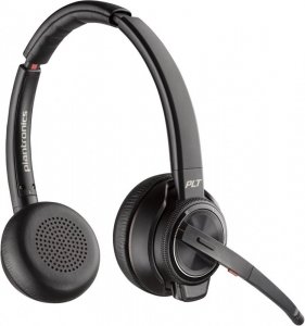 POLY Zestaw słuchawkowy Savi 8220 UC DECT 1880–1900 MHz USB-A