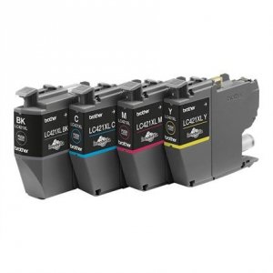 Brother LC-421XLVAL PagePack 4 szt. Oryginalny Wysoka (XL) wydajność Czarny, Cyjan, Purpurowy, Żółty