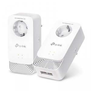 Karta sieciowa TP-Link PG2400P KIT do PowerLine 1428 Mbit/s Przewodowa sieć LAN Biały 2 szt.