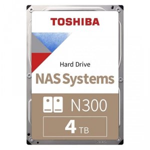 Toshiba N300 NAS dysk twardy 4 TB 7200 RPM 256 MB 3.5 Serial ATA III