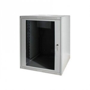 Digitus Szafa sieciowa wisząca DYNAmic 19 16U rack 600x450, drzwi szyba, szary, niedzielona, złożona, 60kg