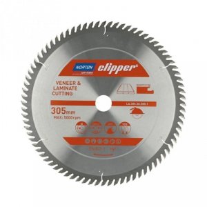 NORTON PIŁA TARCZOWA 305mm x 30mm x 80z LAMINATY I FORNIR (3,0/2,2)