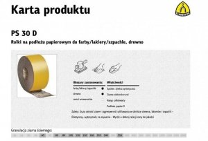 K.PAPIER ROLKA 115mm PS30D P240 (50mb)