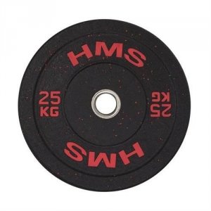 Talerz olimpijski Bumper 25 kg Czerwony HMS HTBR25
