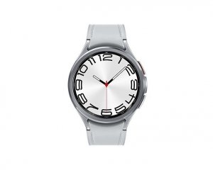 Samsung Galaxy Watch6 Classic SM-R965F 3,81 cm (1.5) OLED 47 mm Cyfrowy 480 x 480 px Ekran dotykowy 4G Srebrny Wi-Fi GPS