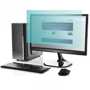 Qoltec Filtr światła niebieskiego 21.5 | 16:9 | Ochrona wzroku | Anti Glare | Matowy | na monitor