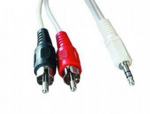 KABEL AUDIO 3.5MM TO 2RCA 5M CCA-458-5M GEMBIRD