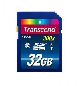 PAMIĘĆ SDHC 32GB UHS-I 300X CLASS10 TS32GSDU1 TRANSCEND