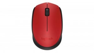MYSZ USB OPTICAL WRL M171 RED 910-004641 LOGITECH