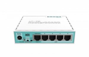 ROUTER SIECIOWY 10/100/1000M 5PORT HEX RB750GR3 MIKROTIK