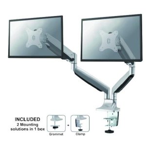 MONITOR DESK MOUNT 10-32 NM-D750DSILVER NEWSTAR