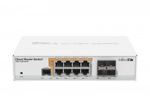 ROUTER / PRZEŁĄCZNIK SIECIOWY 8PORT 1000M 4SFP CRS112-8P-4S-IN MIKROTIK