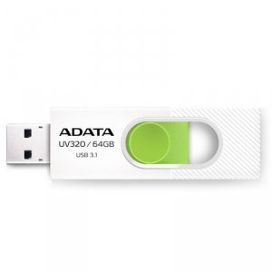 PAMIĘĆ USB USB3.1 64GB WHITE AUV320-64G-RWHGN ADATA