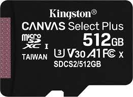 PAMIĘĆ MICRO SDXC 512GB UHS-I W/ADAPTER SDCS2/512GB KINGSTON