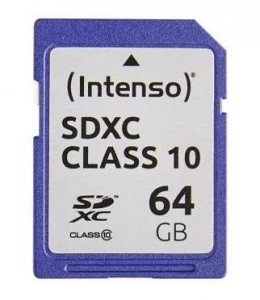 PAMIĘĆ MICRO SDXC 64GB C10 W/ADAPTER 3411490 INTENSO