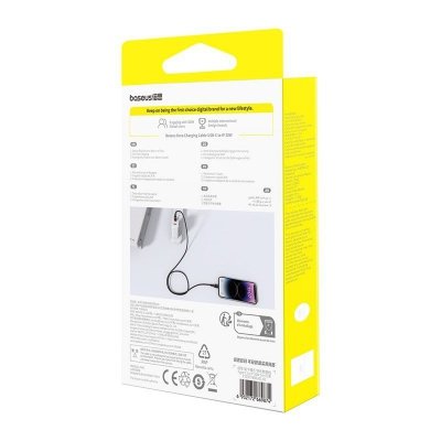 Kabel Baseus Dura Typ C 20W 1m (szaro-czarny)