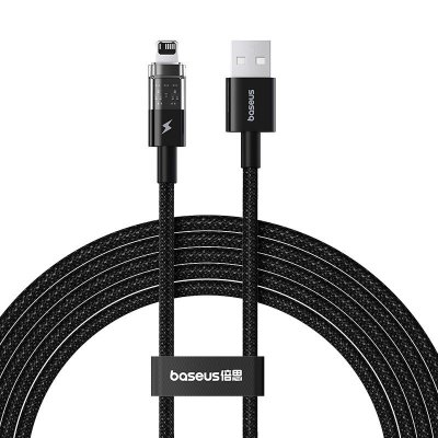 Kabel Baseus Gem Typ C 2.4A 2m (czarny)