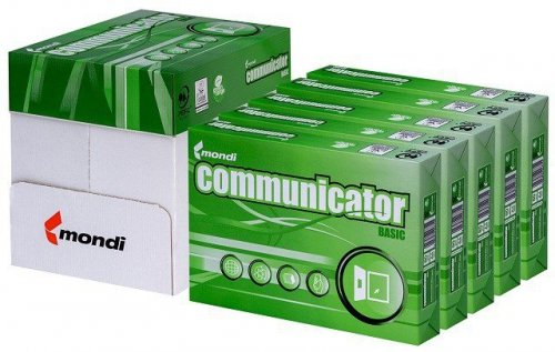Papier xero ksero biurowy Mondi Communicator Basic 9488A80 (A4; 80 g/m2; 500 szt. arkuszy; papier biały)