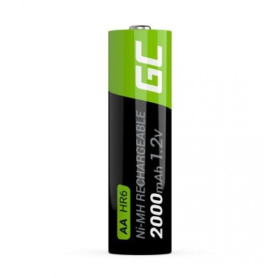 GREEN CELL AKUMULATORKI PALUSZKI 2X AA R6 2000MAH