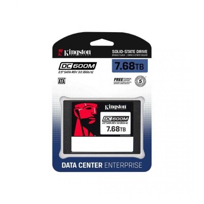 Dysk SSD Kingston DC600M 7.68TB SATA 2.5&quot; SEDC600M/7680G (DWPD 1)