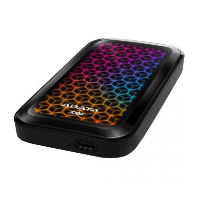 Dysk zewnętrzny SSD ADATA SE770G (512GB; 2.5&quot;; USB 3.2 Gen 2; czarny)