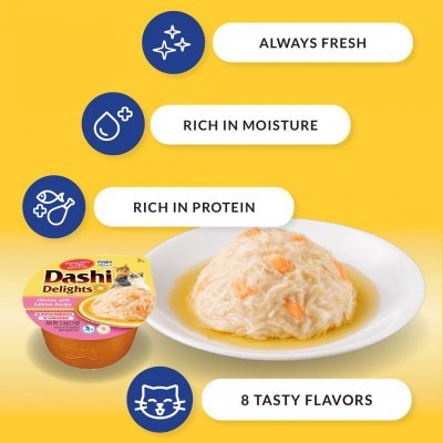 INABA DASHI DELIGHTSKurczak70g bulion dla kota