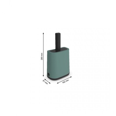 Rotho Łopatka z podstawką +worki 16x8cm green