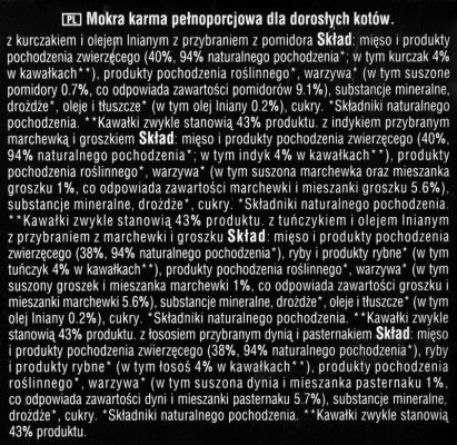 SHEBA Nature&#039;s Collection Mix - mokra karma dla kota - 40x85 g