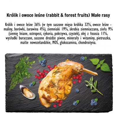 Paka Zwierzaka Seventh Heaven Królik z owocami leśnymi &#039;&#039;S&#039;&#039; 9kg