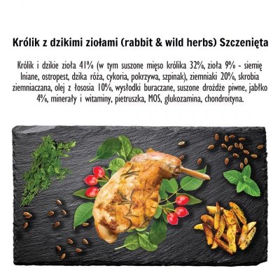 Paka Zwierzaka Seventh Heaven Królik z dzikimi ziołami PUPPY &#039;&#039;S&#039;&#039; 3kg