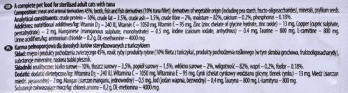 DOLINA NOTECI Piper Sterilised z tuńczykiem - mokra karma dla kotów sterylizowanych - 100g