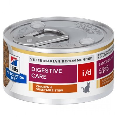 HILL&#039;S PD Diet i/d Digestive Care Feline potrawka z kurczaka - mokra karma dla kota  - 82 g