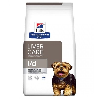 Hill&#039;s Prescription Diet  Canine Liver Care l/d - sucha karma dla psów ze schorzeniami wątroby - 4 kg