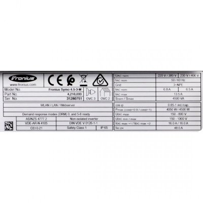 Falownik Fronius Symo 4.5-3-M