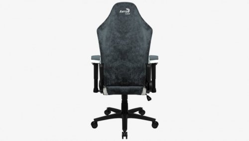 FOTEL AEROCOOL CROWN AeroSuede STEEL BLUE