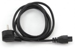 GEMBIRD KABEL ZASILAJĄCY DO NOTEBOOKA KONICZYNKA CEE 7/7 -&gt; C5 (3 PIN) VDE 3M, CZARNY