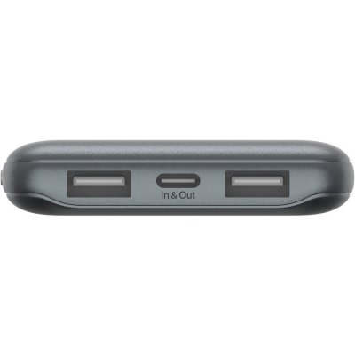 Powerbank Belkin BoostCharge Power Bank 10K 2xUSB-A + 1xUSB-C 10000mAh 15W Grey