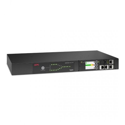 APC Rack ATS, 230V, 16A, C20 in, (8) C13 (1) C19 out