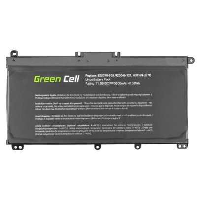GREEN CELL BATERIA HP145 TF03XL DO HP PAVILION 14 15 15T 15Z 17 17Z 3400MAH 11,55V