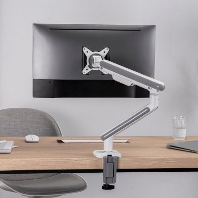 ERGO OFFICE UCHWYT BIURKOWY DO MONITORA LCD ER-751 17-32&quot; 9KG, SPRĘŻYNA GAZOWA