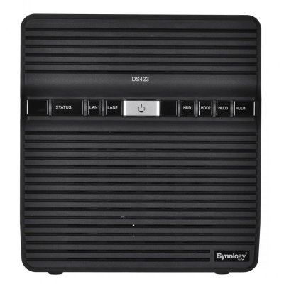 NAS Synology DS423; Tower; 4x (3.5&quot; SATA HDD); Realtek RTD1619B;,2GB DDR4, 2x 1GbE RJ-45