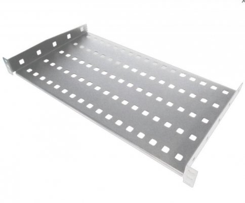 Półka stała 19&quot; 1U głęb. SA-P-19-1U-280-2-S-01