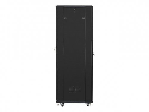 Szafa jednosekcyjna, zamykana na zamek Lanberg FF01-6842-12B (42U; 19&#039;&#039;; 2050mm / 600mm / 800 mm; stojąca; Pełne, Szkl