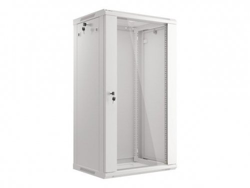 Szafa rack Lanberg WF01-6422-10S (22U; 1080mm / 600mm / 450 mm; wisząca; Szklane; 19&#039;&#039;; kolor szary)