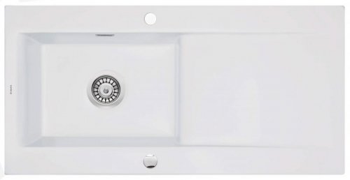 Zlewozmywak ceramiczny 1-komorowy z ociekaczem ZCB A113 5907650878094