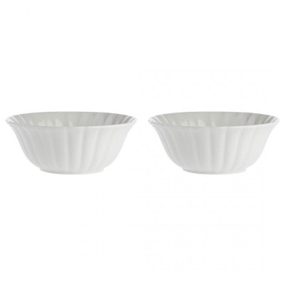Zestaw 2 misek do sałatek Ducale - Biały, 23 cm